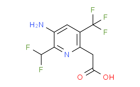 AM128924 | 1805154-72-6 | 3-Amino-2-(difluoromethyl)-5-(trifluoromethyl)pyridine-6-acetic acid