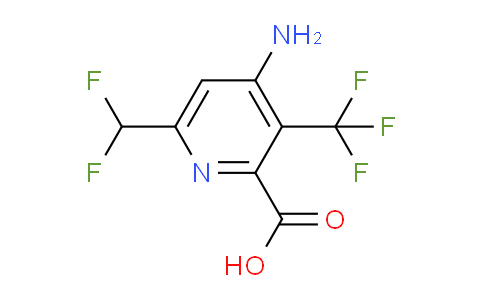 AM128928 | 1805335-88-9 | 4-Amino-6-(difluoromethyl)-3-(trifluoromethyl)pyridine-2-carboxylic acid