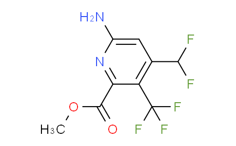 AM128931 | 1805383-18-9 | Methyl 6-amino-4-(difluoromethyl)-3-(trifluoromethyl)pyridine-2-carboxylate