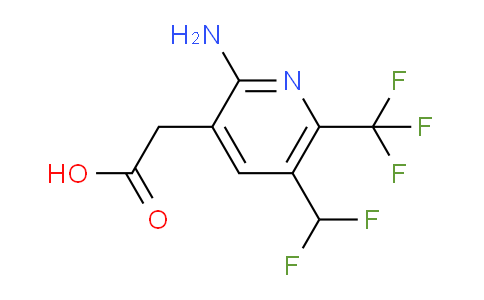AM128937 | 1805154-47-5 | 2-Amino-5-(difluoromethyl)-6-(trifluoromethyl)pyridine-3-acetic acid