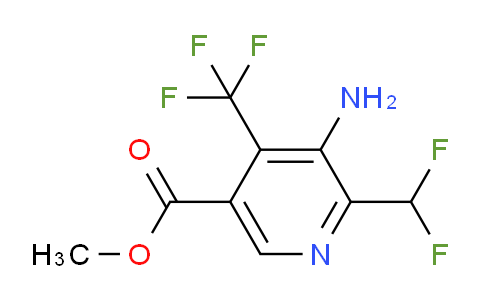 AM128939 | 1805231-70-2 | Methyl 3-amino-2-(difluoromethyl)-4-(trifluoromethyl)pyridine-5-carboxylate