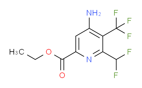 AM128940 | 1806019-82-8 | Ethyl 4-amino-2-(difluoromethyl)-3-(trifluoromethyl)pyridine-6-carboxylate