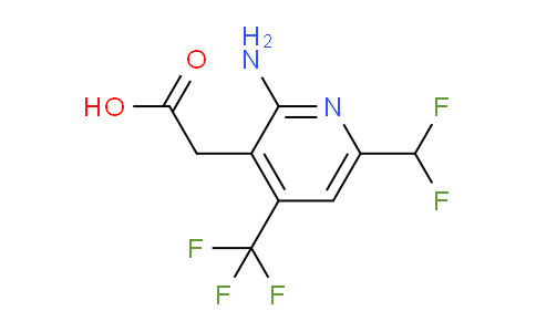 2-Amino-6-(difluoromethyl)-4-(trifluoromethyl)pyridine-3-acetic acid