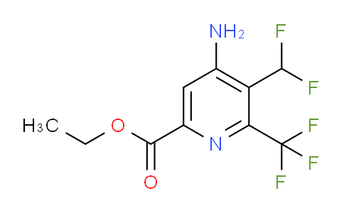 AM128947 | 1806839-14-4 | Ethyl 4-amino-3-(difluoromethyl)-2-(trifluoromethyl)pyridine-6-carboxylate