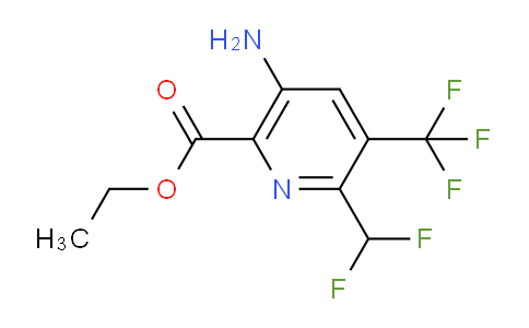 AM128951 | 1806839-35-9 | Ethyl 5-amino-2-(difluoromethyl)-3-(trifluoromethyl)pyridine-6-carboxylate