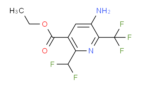AM128953 | 1805154-19-1 | Ethyl 3-amino-6-(difluoromethyl)-2-(trifluoromethyl)pyridine-5-carboxylate