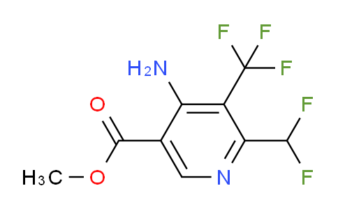 AM128955 | 1806969-62-9 | Methyl 4-amino-2-(difluoromethyl)-3-(trifluoromethyl)pyridine-5-carboxylate