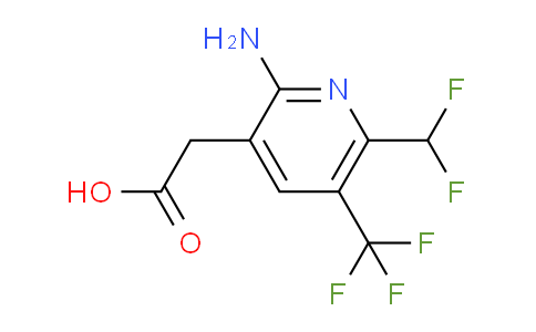 AM128971 | 1806020-50-7 | 2-Amino-6-(difluoromethyl)-5-(trifluoromethyl)pyridine-3-acetic acid
