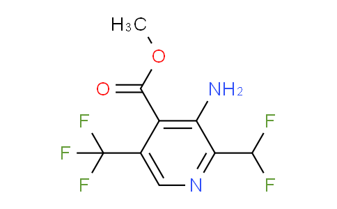 AM128973 | 1804724-11-5 | Methyl 3-amino-2-(difluoromethyl)-5-(trifluoromethyl)pyridine-4-carboxylate