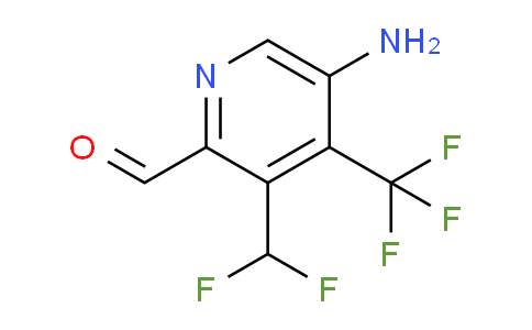 AM128975 | 1805383-04-3 | 5-Amino-3-(difluoromethyl)-4-(trifluoromethyl)pyridine-2-carboxaldehyde