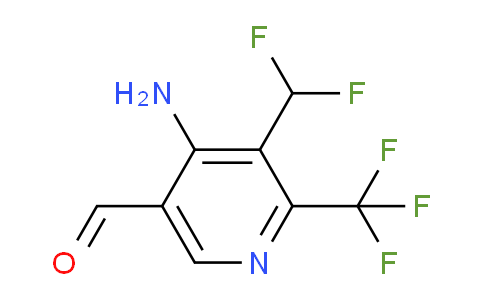 AM128986 | 1806904-90-4 | 4-Amino-3-(difluoromethyl)-2-(trifluoromethyl)pyridine-5-carboxaldehyde