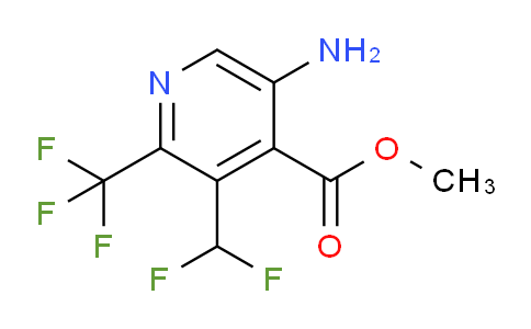 AM128987 | 1805387-46-5 | Methyl 5-amino-3-(difluoromethyl)-2-(trifluoromethyl)pyridine-4-carboxylate