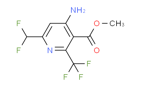 AM128990 | 1805372-94-4 | Methyl 4-amino-6-(difluoromethyl)-2-(trifluoromethyl)pyridine-3-carboxylate