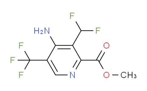 AM128993 | 1806969-69-6 | Methyl 4-amino-3-(difluoromethyl)-5-(trifluoromethyl)pyridine-2-carboxylate