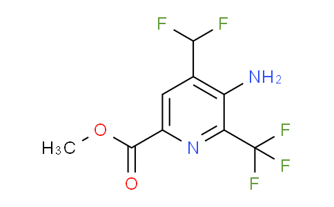 AM128997 | 1806929-78-1 | Methyl 3-amino-4-(difluoromethyl)-2-(trifluoromethyl)pyridine-6-carboxylate