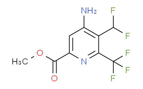 AM129010 | 1804457-52-0 | Methyl 4-amino-3-(difluoromethyl)-2-(trifluoromethyl)pyridine-6-carboxylate
