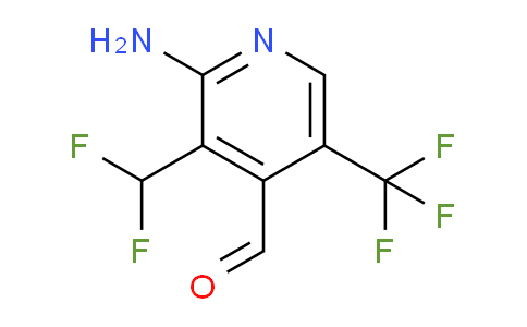 2-Amino-3-(difluoromethyl)-5-(trifluoromethyl)pyridine-4-carboxaldehyde