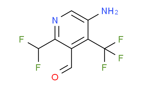5-Amino-2-(difluoromethyl)-4-(trifluoromethyl)pyridine-3-carboxaldehyde