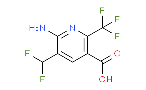 2-Amino-3-(difluoromethyl)-6-(trifluoromethyl)pyridine-5-carboxylic acid