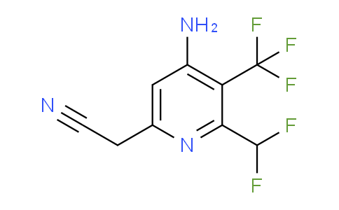 AM129028 | 1805230-22-1 | 4-Amino-2-(difluoromethyl)-3-(trifluoromethyl)pyridine-6-acetonitrile