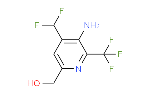 AM129032 | 1806018-47-2 | 3-Amino-4-(difluoromethyl)-2-(trifluoromethyl)pyridine-6-methanol