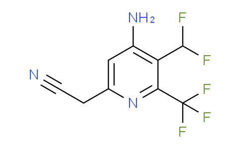 AM129033 | 1805230-29-8 | 4-Amino-3-(difluoromethyl)-2-(trifluoromethyl)pyridine-6-acetonitrile