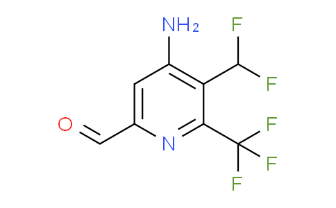 AM129034 | 1805153-15-4 | 4-Amino-3-(difluoromethyl)-2-(trifluoromethyl)pyridine-6-carboxaldehyde