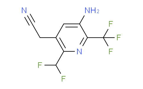 AM129037 | 1805161-08-3 | 3-Amino-6-(difluoromethyl)-2-(trifluoromethyl)pyridine-5-acetonitrile