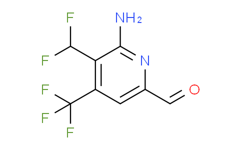 AM129055 | 1805015-41-1 | 2-Amino-3-(difluoromethyl)-4-(trifluoromethyl)pyridine-6-carboxaldehyde