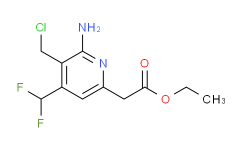AM129056 | 1806968-71-7 | Ethyl 2-amino-3-(chloromethyl)-4-(difluoromethyl)pyridine-6-acetate