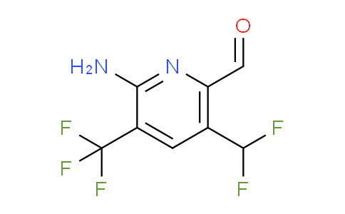 AM129064 | 1804723-73-6 | 2-Amino-5-(difluoromethyl)-3-(trifluoromethyl)pyridine-6-carboxaldehyde