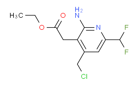 AM129065 | 1805238-04-3 | Ethyl 2-amino-4-(chloromethyl)-6-(difluoromethyl)pyridine-3-acetate