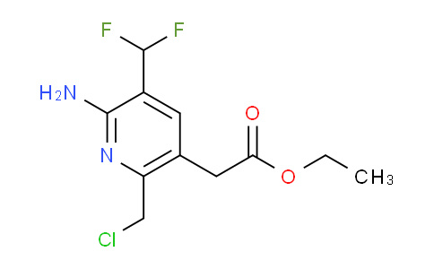 AM129073 | 1805160-13-7 | Ethyl 2-amino-6-(chloromethyl)-3-(difluoromethyl)pyridine-5-acetate