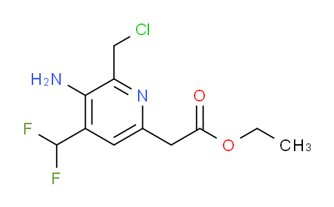 AM129080 | 1806968-72-8 | Ethyl 3-amino-2-(chloromethyl)-4-(difluoromethyl)pyridine-6-acetate