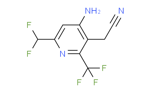 AM129081 | 1805334-85-3 | 4-Amino-6-(difluoromethyl)-2-(trifluoromethyl)pyridine-3-acetonitrile
