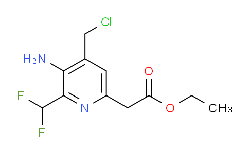 AM129083 | 1805381-09-2 | Ethyl 3-amino-4-(chloromethyl)-2-(difluoromethyl)pyridine-6-acetate