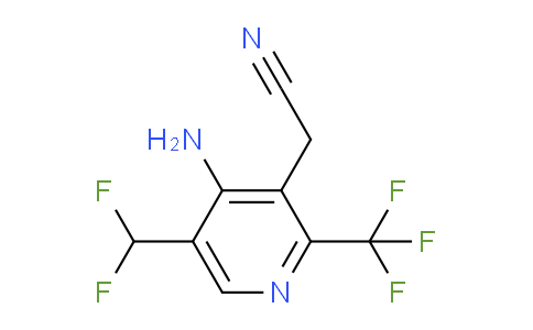 AM129084 | 1805160-97-7 | 4-Amino-5-(difluoromethyl)-2-(trifluoromethyl)pyridine-3-acetonitrile