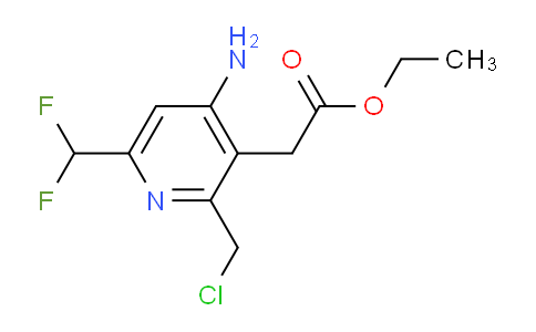 AM129094 | 1805014-75-8 | Ethyl 4-amino-2-(chloromethyl)-6-(difluoromethyl)pyridine-3-acetate