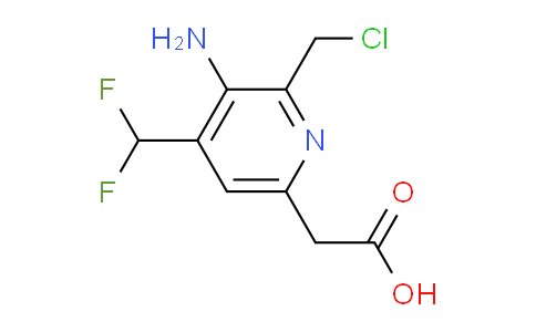 AM129096 | 1804463-37-3 | 3-Amino-2-(chloromethyl)-4-(difluoromethyl)pyridine-6-acetic acid