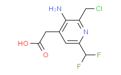 AM129099 | 1804723-30-5 | 3-Amino-2-(chloromethyl)-6-(difluoromethyl)pyridine-4-acetic acid