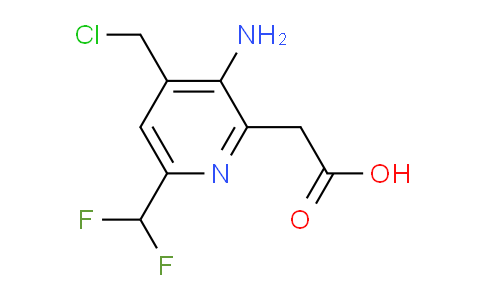 AM129102 | 1806016-85-2 | 3-Amino-4-(chloromethyl)-6-(difluoromethyl)pyridine-2-acetic acid