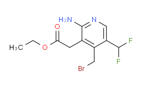 AM129106 | 1805339-08-5 | Ethyl 2-amino-4-(bromomethyl)-5-(difluoromethyl)pyridine-3-acetate