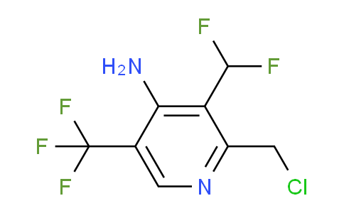 AM129107 | 1804721-75-2 | 4-Amino-2-(chloromethyl)-3-(difluoromethyl)-5-(trifluoromethyl)pyridine