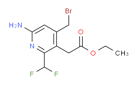 AM129109 | 1804721-23-0 | Ethyl 6-amino-4-(bromomethyl)-2-(difluoromethyl)pyridine-3-acetate