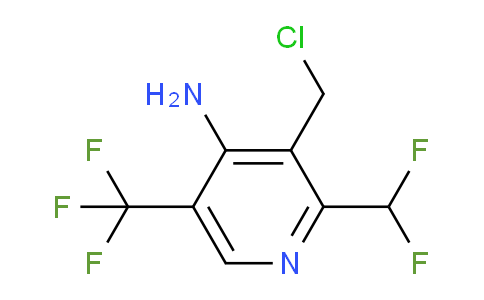 AM129110 | 1804461-90-2 | 4-Amino-3-(chloromethyl)-2-(difluoromethyl)-5-(trifluoromethyl)pyridine