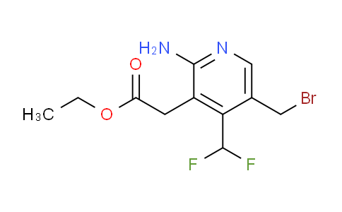 AM129112 | 1806890-73-2 | Ethyl 2-amino-5-(bromomethyl)-4-(difluoromethyl)pyridine-3-acetate