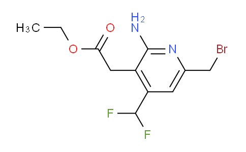 AM129116 | 1805337-02-3 | Ethyl 2-amino-6-(bromomethyl)-4-(difluoromethyl)pyridine-3-acetate