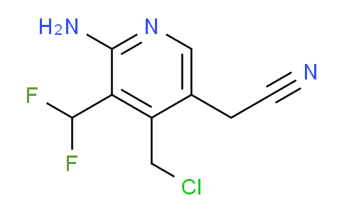 AM129119 | 1806798-01-5 | 2-Amino-4-(chloromethyl)-3-(difluoromethyl)pyridine-5-acetonitrile