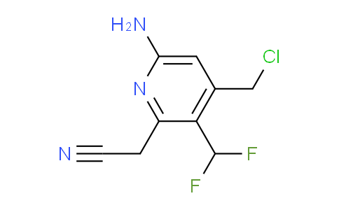 AM129122 | 1804721-91-2 | 6-Amino-4-(chloromethyl)-3-(difluoromethyl)pyridine-2-acetonitrile