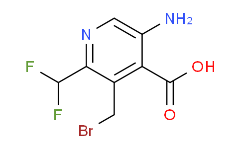 AM129126 | 1803690-31-4 | 5-Amino-3-(bromomethyl)-2-(difluoromethyl)pyridine-4-carboxylic acid